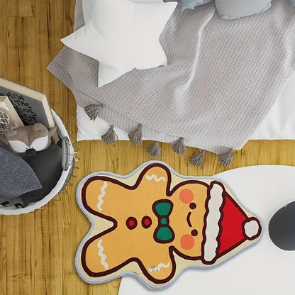 Weihnachtsbaumförmiger Teppich