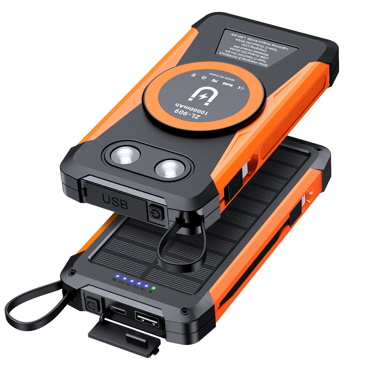 Solar Powerbank mit Hochgeschwindigkeitsladung Von Brehn