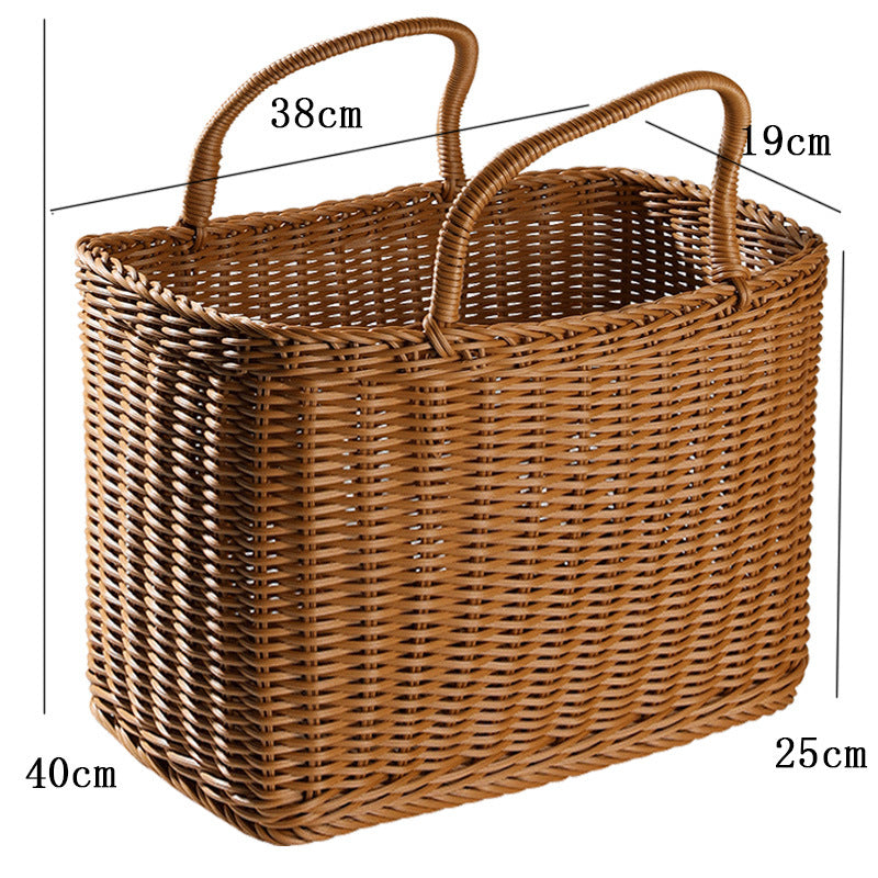 Unisex Großer Aufbewahrungskorb aus geflochtenem Material Brehn