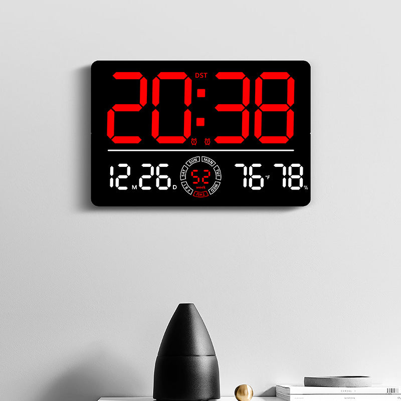 Digitaler Multifunktionswecker mit Hygrometer und Temperaturanzeige Brehn