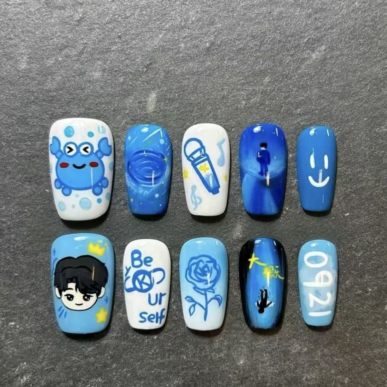 Kreative Press-On Nail Art Kollektion Brehn
