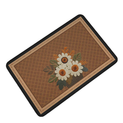 Künstlerisches Florales Design Bereich Matte Brehn