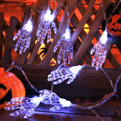 Gruselige LED Hand Lichterkette Brehn