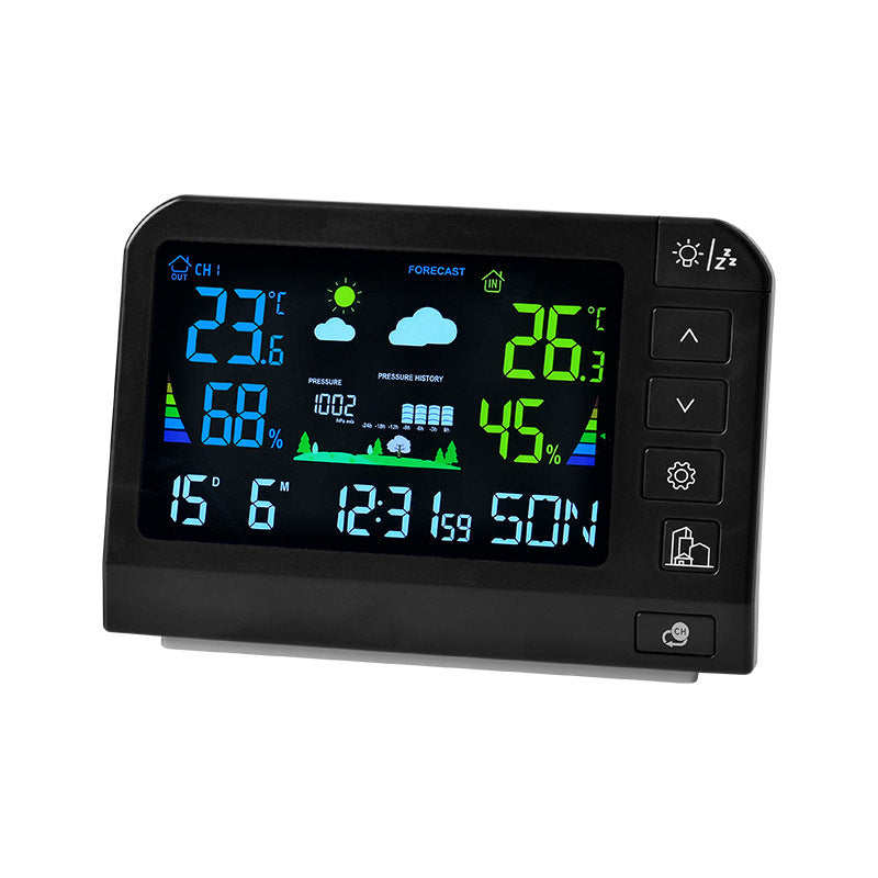 Digitaler Wetter-Alarmwecker mit multifunktionalem Display Brehn