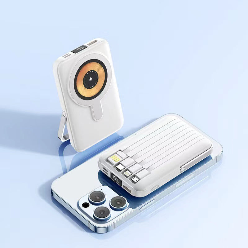 Tragbare Kabellose Powerbank mit Integriertem Ständer Brehn