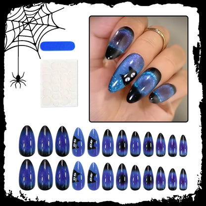 Kunstnagelset im Halloween-Stil Brehn