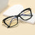 Damen modische große Brille mit elegantem Metallrahmen Brehn
