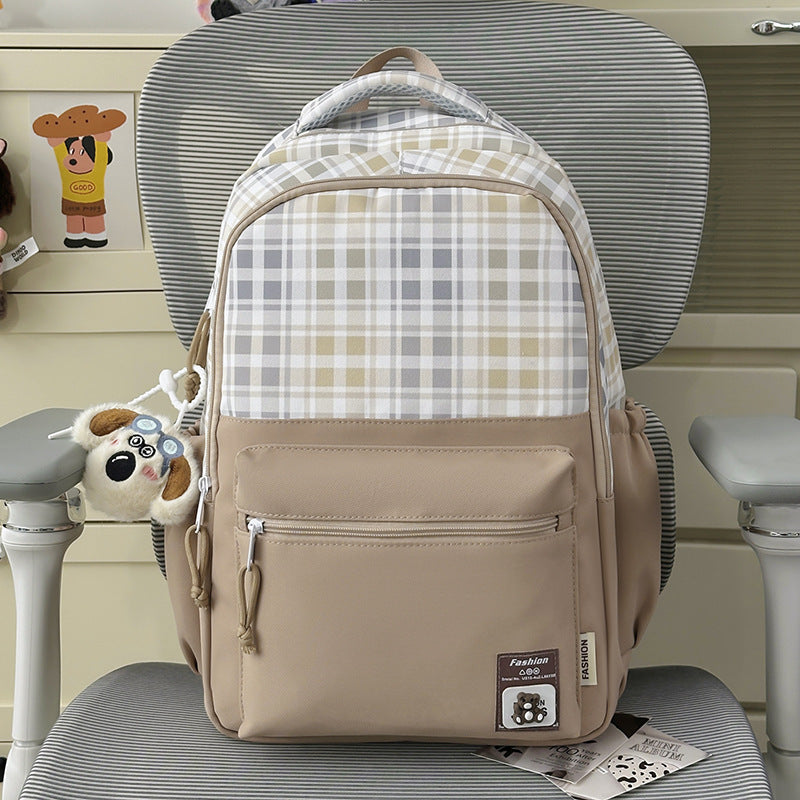 Stylischer moderner gestreifter Rucksack