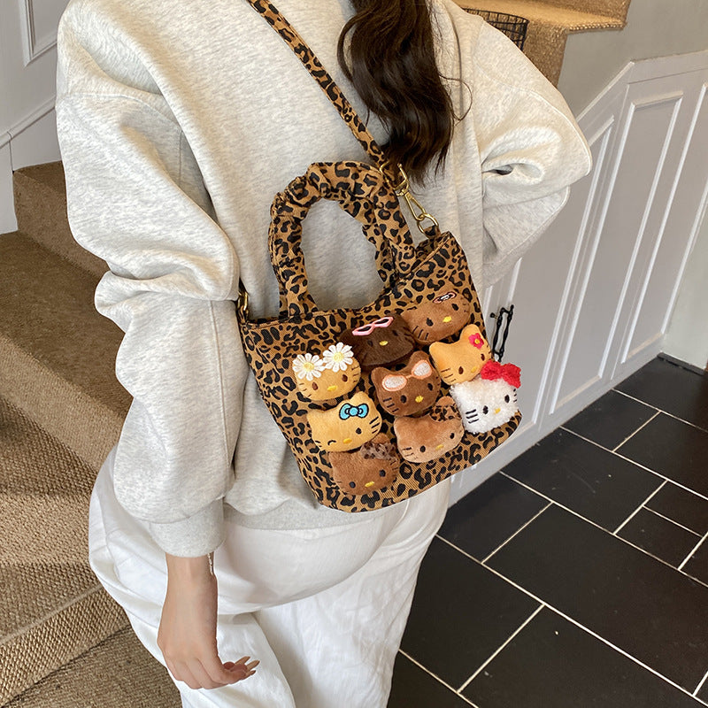 Niedliche Plüsch-Charakter-Handtasche