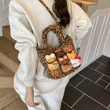 Niedliche Plüsch-Charakter-Handtasche