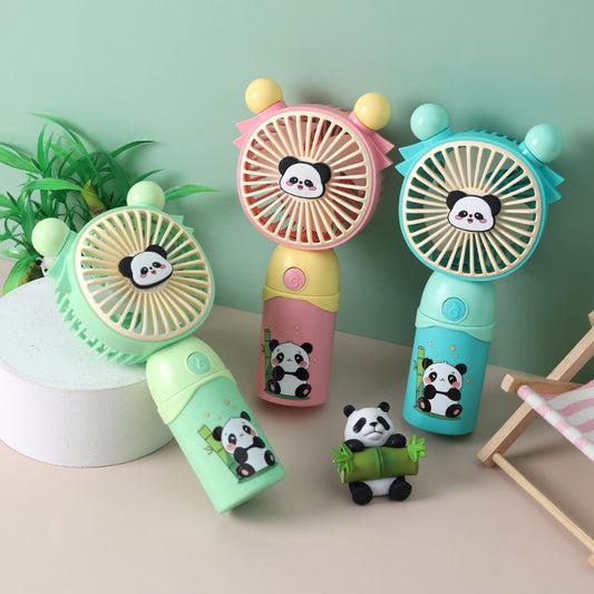 Damen tragbarer Mini-Ventilator mit niedlichem Pandadesign Brehn
