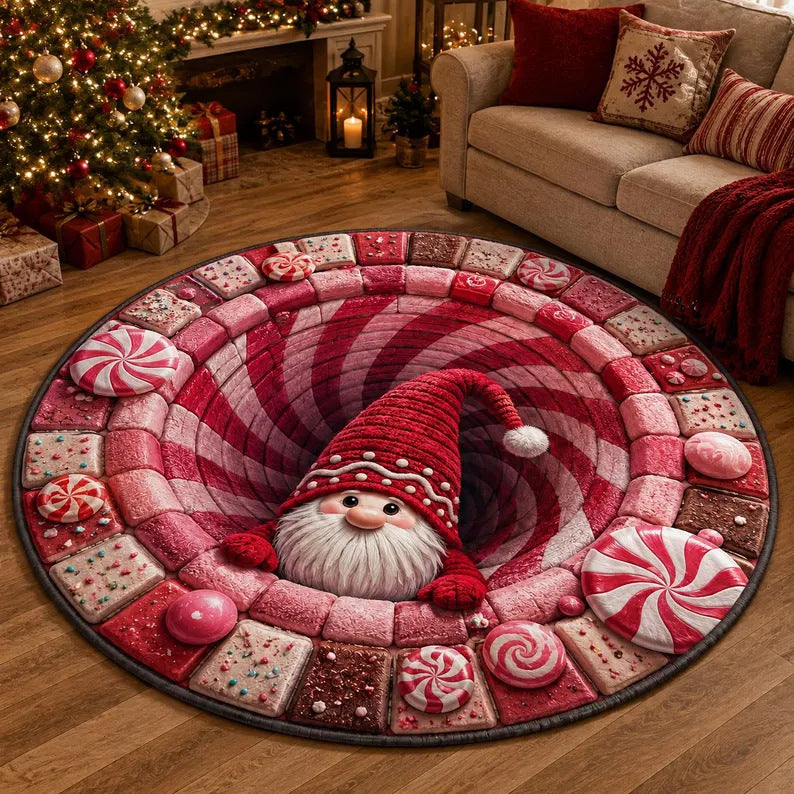 Weihnachtsdorf Karussell Bereichsteppich