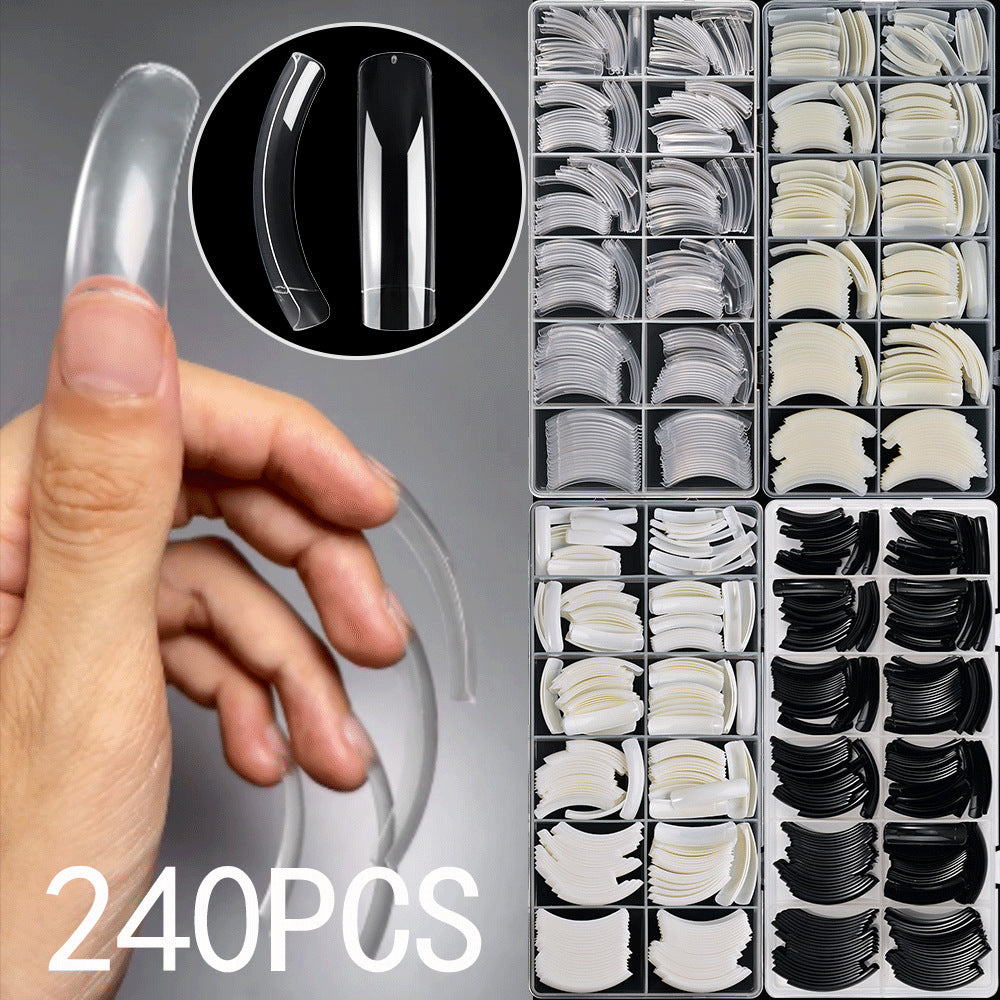 Premium Lange Stiletto Nagelspitze Set Brehn