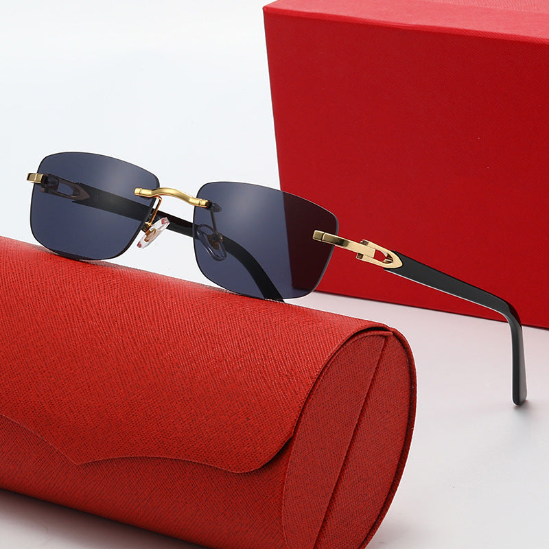 Damen elegante und modische Brille mit filigranem Metallrahmen Brehn
