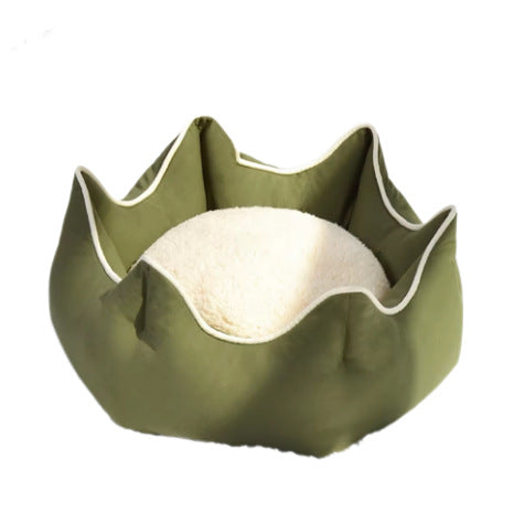 Gemütliches blumenförmiges Hundebett