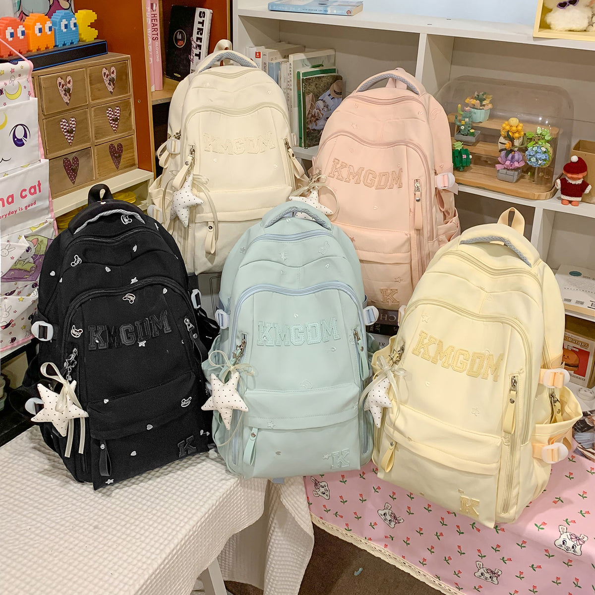Stylische bestickte Rucksack Brehn 1791205224