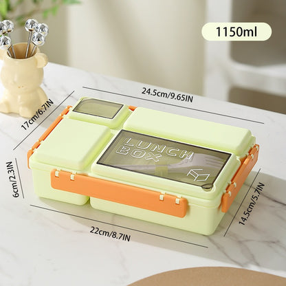 Mehrfach-Compartments-Mahlzeit-Vorbereitungs-Lunchbox mit luftdichtem Verschluss