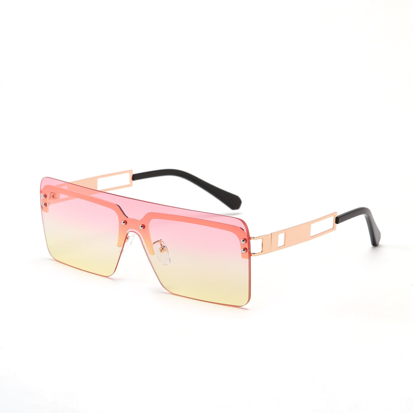 Damen oversized Sonnenbrille mit modernem geometrischem Design Brehn