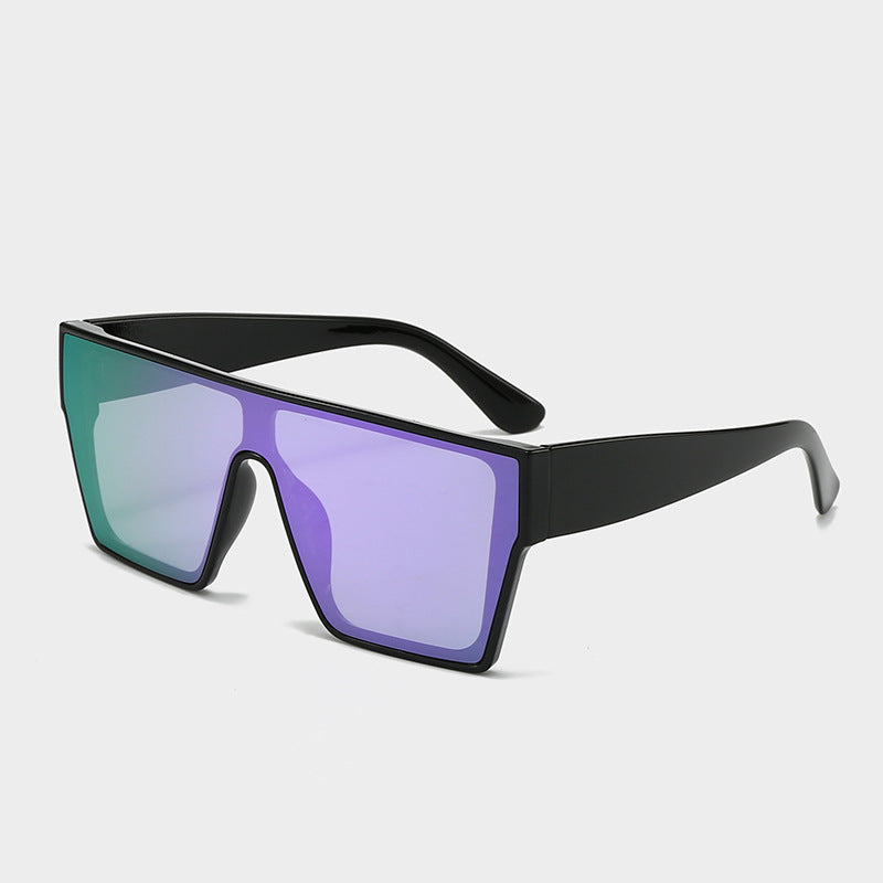 Damen modische Sonnenbrille mit angularen Gläsern Brehn