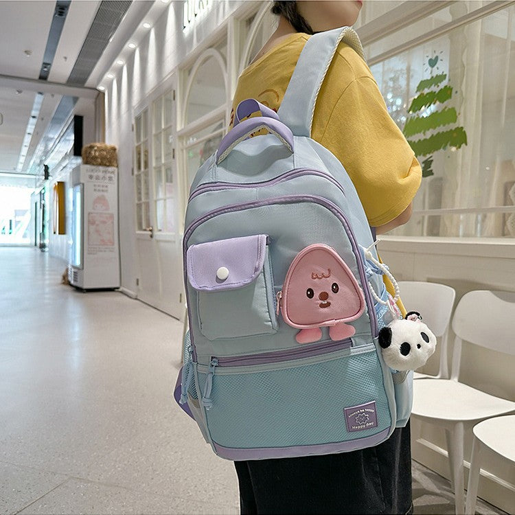 Kinderrucksack mit Verspieltem Tiermotiv und Vielseitigen Fächern Brehn