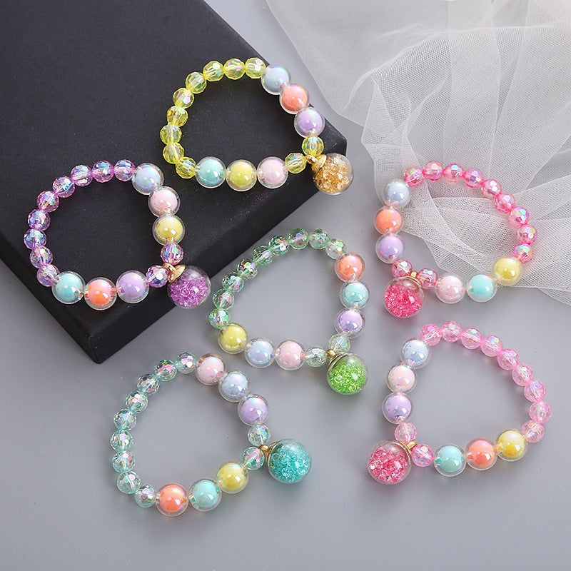 Armband Aus Bunten Glasperlen Brehn