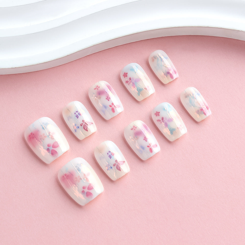 Künstlerisches Floral Nagelkunst Set Brehn
