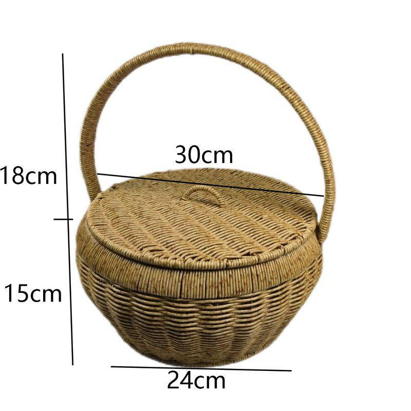 Multi-Layer Woven Picnic Storage Basket Brehn