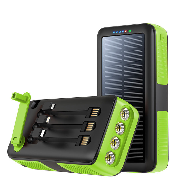 Solar Powerbank mit Multifunktionalen LED-Leuchten Brehn
