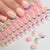 Dekoratives French Tip Press-On Nagelset Brehn
