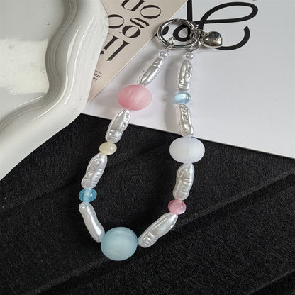Elegante Perlen Charm Schlüsselanhänger Brehn 1790134705