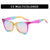 Bunte geometrische Sonnenbrille