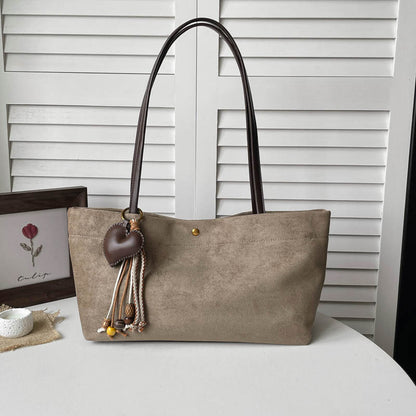 Wildleder Schulter Tote Bag Brehn