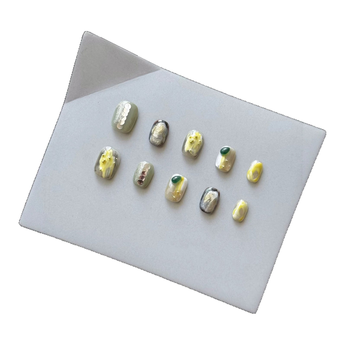 Künstlerisches 3D Press-On Nagelkunst Set