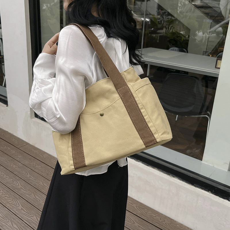 WoMulti-Taschen Casual Utility Tote Bag Brehn