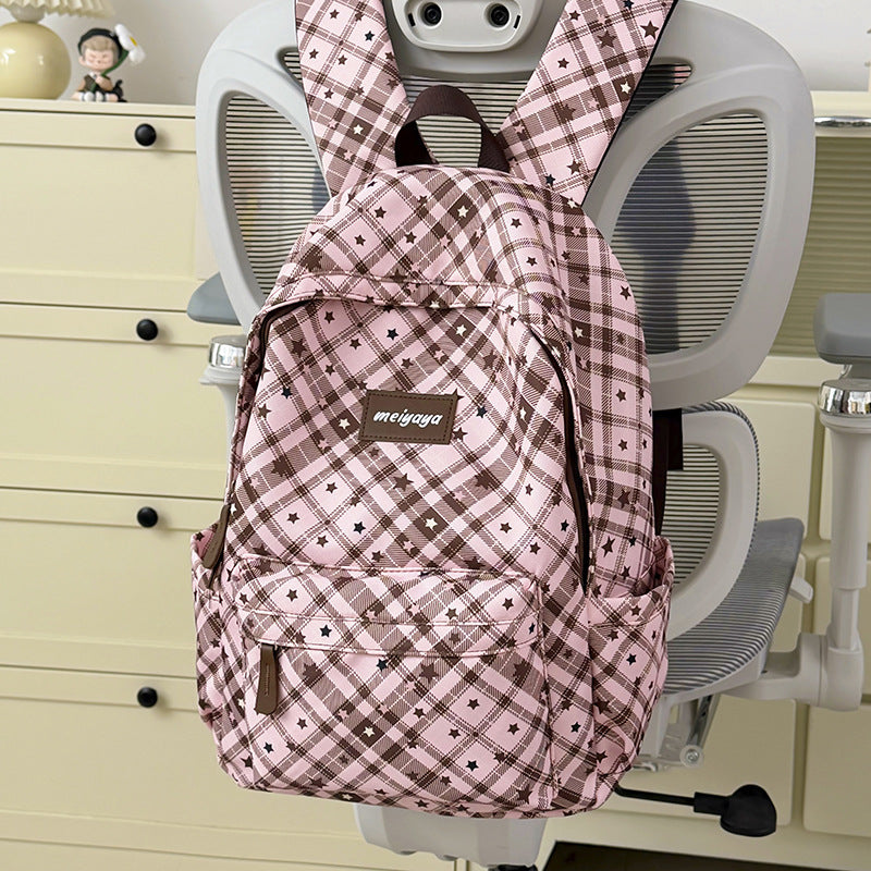 Stylischer leichter Rucksack mit niedlichem Teddybär-Schlüsselanhänger Brehn
