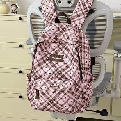Stylischer leichter Rucksack mit niedlichem Teddybär-Schlüsselanhänger Brehn