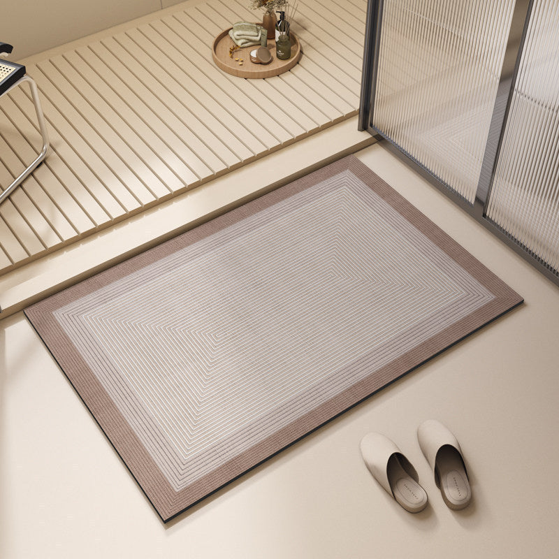 Modern Geometrische Badematte Brehn