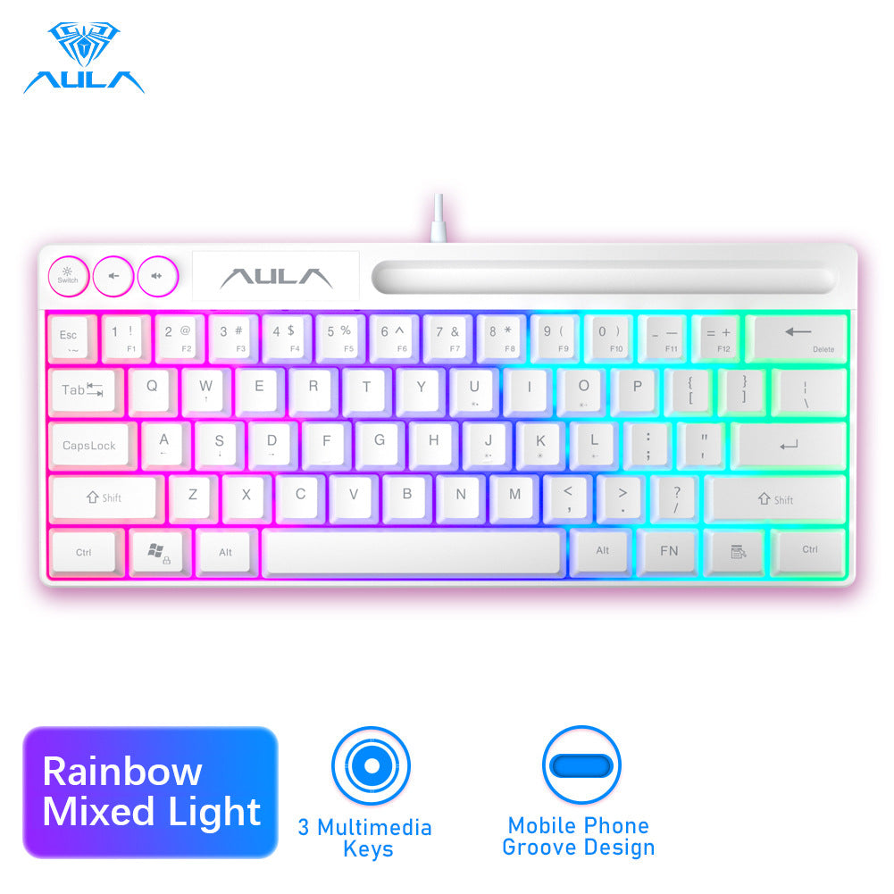Drahtlose RGB ultraflache mechanische Tastatur Brehn