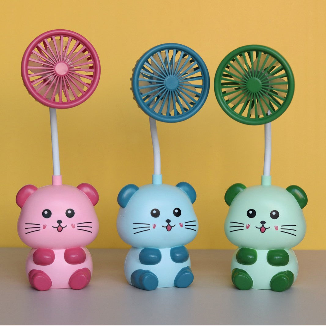 Unisex Niedlicher Mini-Handventilator mit flexiblem Kopf Brehn