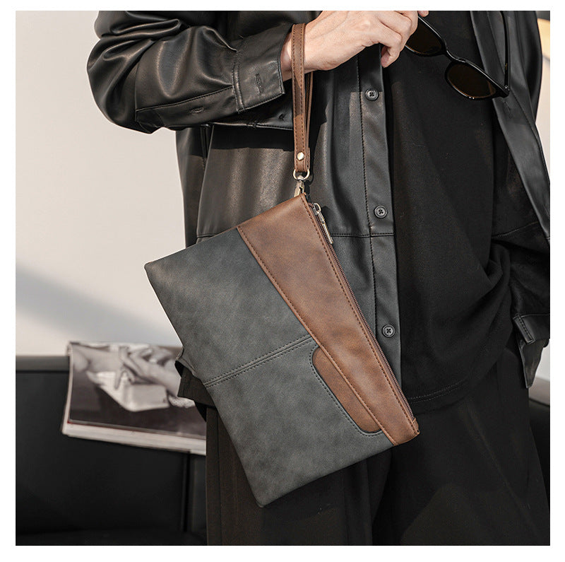 Elegante Leder-Clutch Brehn