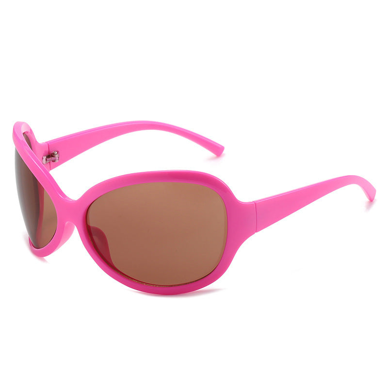 Stylische Übergroße Schild Sonnenbrille Brehn 1787812453