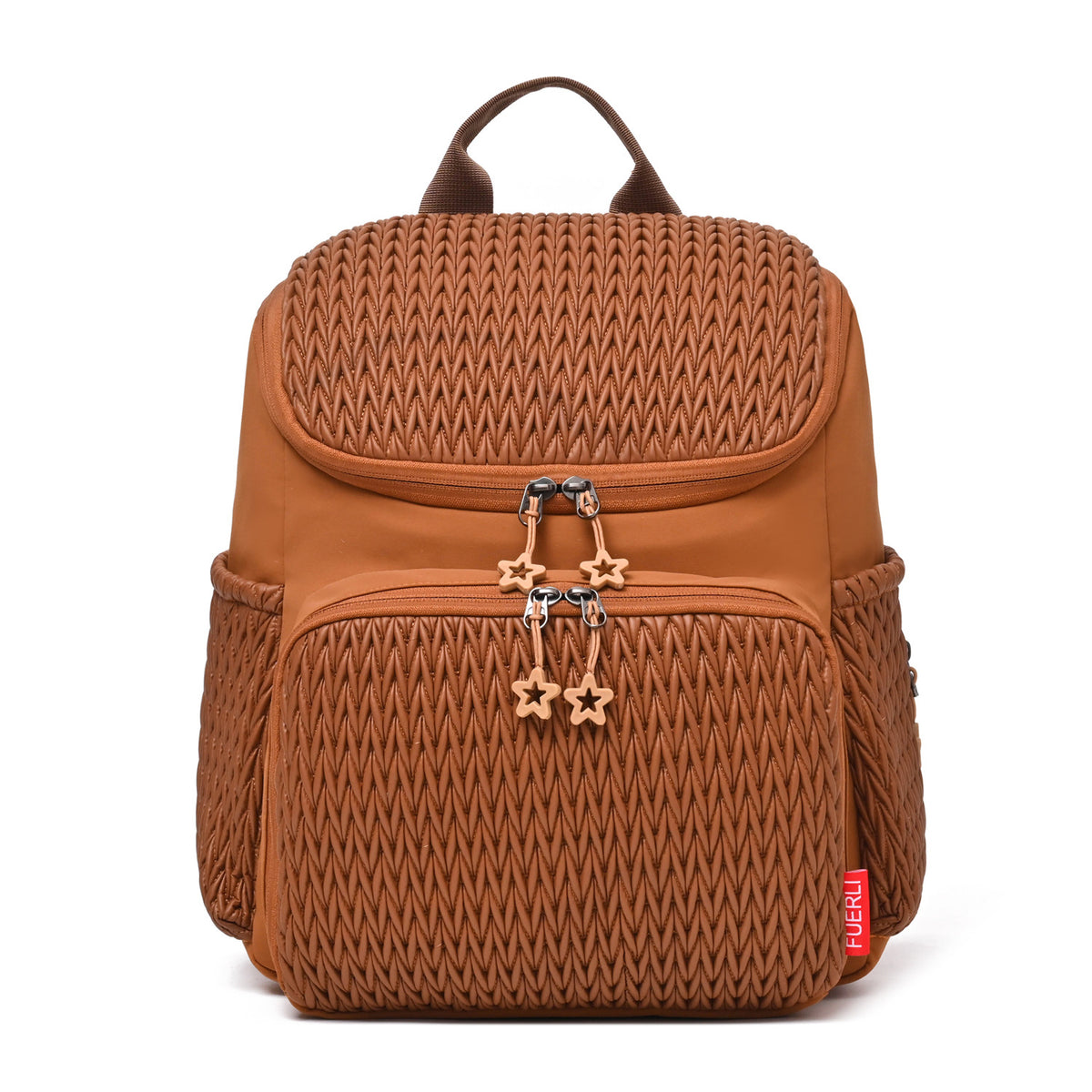 Texturierten Mehrfach-Taschen Rucksack Brehn