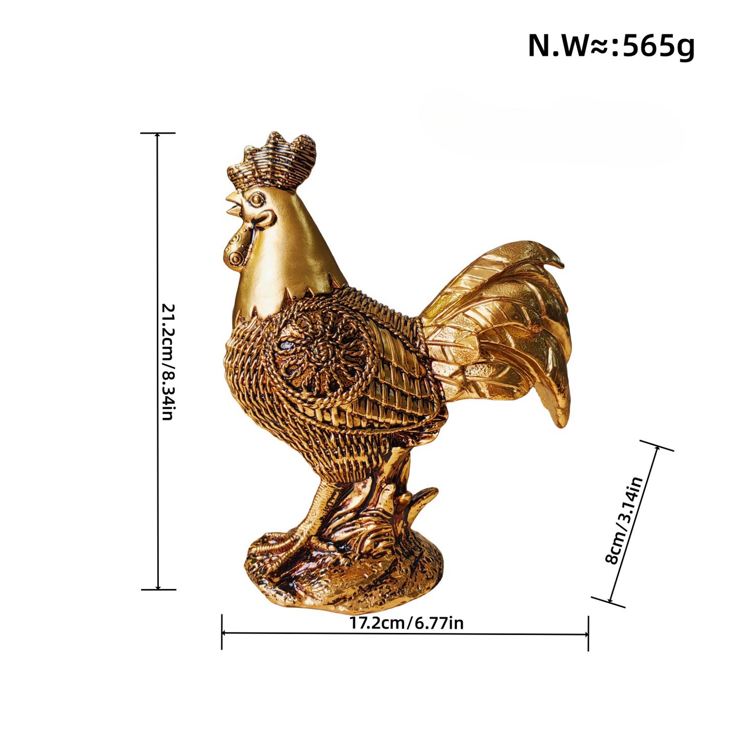 Dekorative Hirschfigur mit Glitzerdetails Brehn