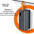 Superkompakte Powerbank mit Digitaler Ladestandanzeige Brehn