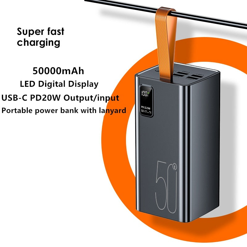 Powerbank mit Digitaler Ladeanzeige und Hoher Leistung Brehn