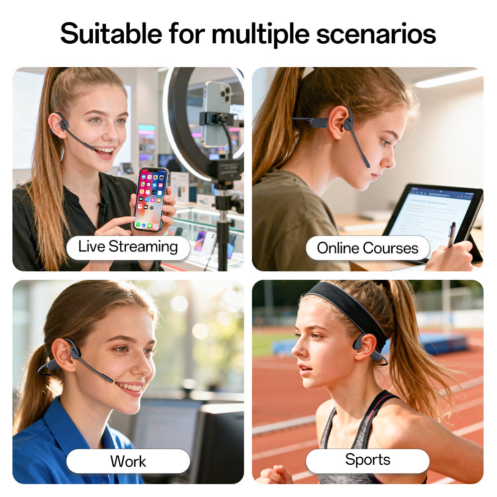 Wireless Bone Conduction Headphones Brehn