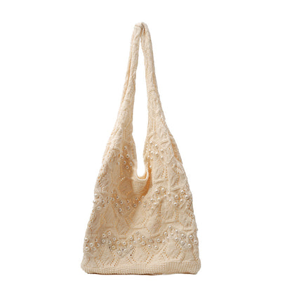 Handgefertigte Veredelte Stricktasche