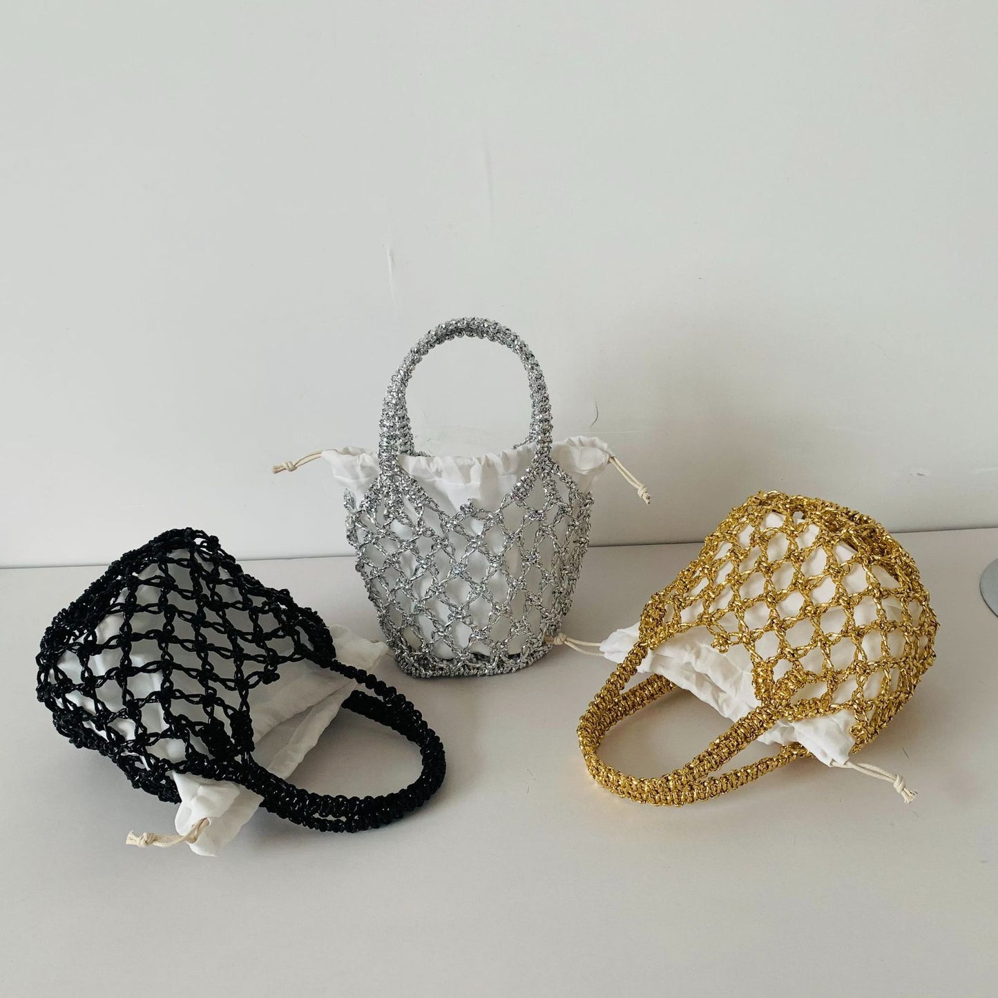 Netz-Shopper-Tasche mit Innenfutter Brehn