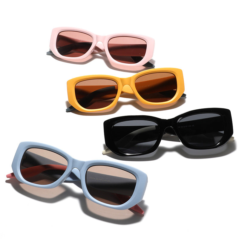 Damen modische Luxus-Sonnenbrille mit kantigem Design Brehn