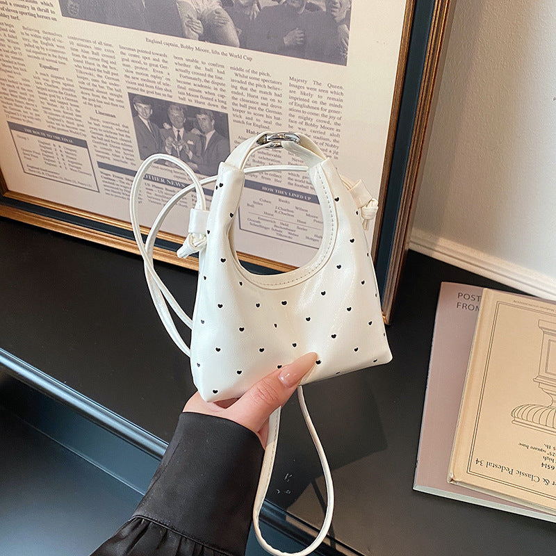 WoCute Herz-Muster Mini Schultertasche Brehn